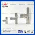 sanitary stainless steel tri-clamp equal tee